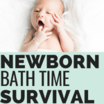 Tips on how to bathe a newborn