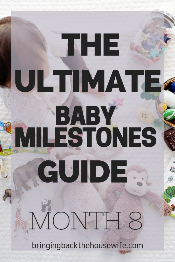 8 Month Baby Milestones - Bringing Back the Housewife