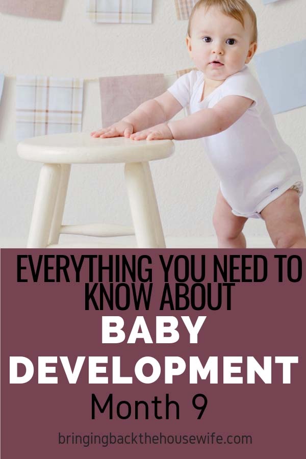 Baby development month 9